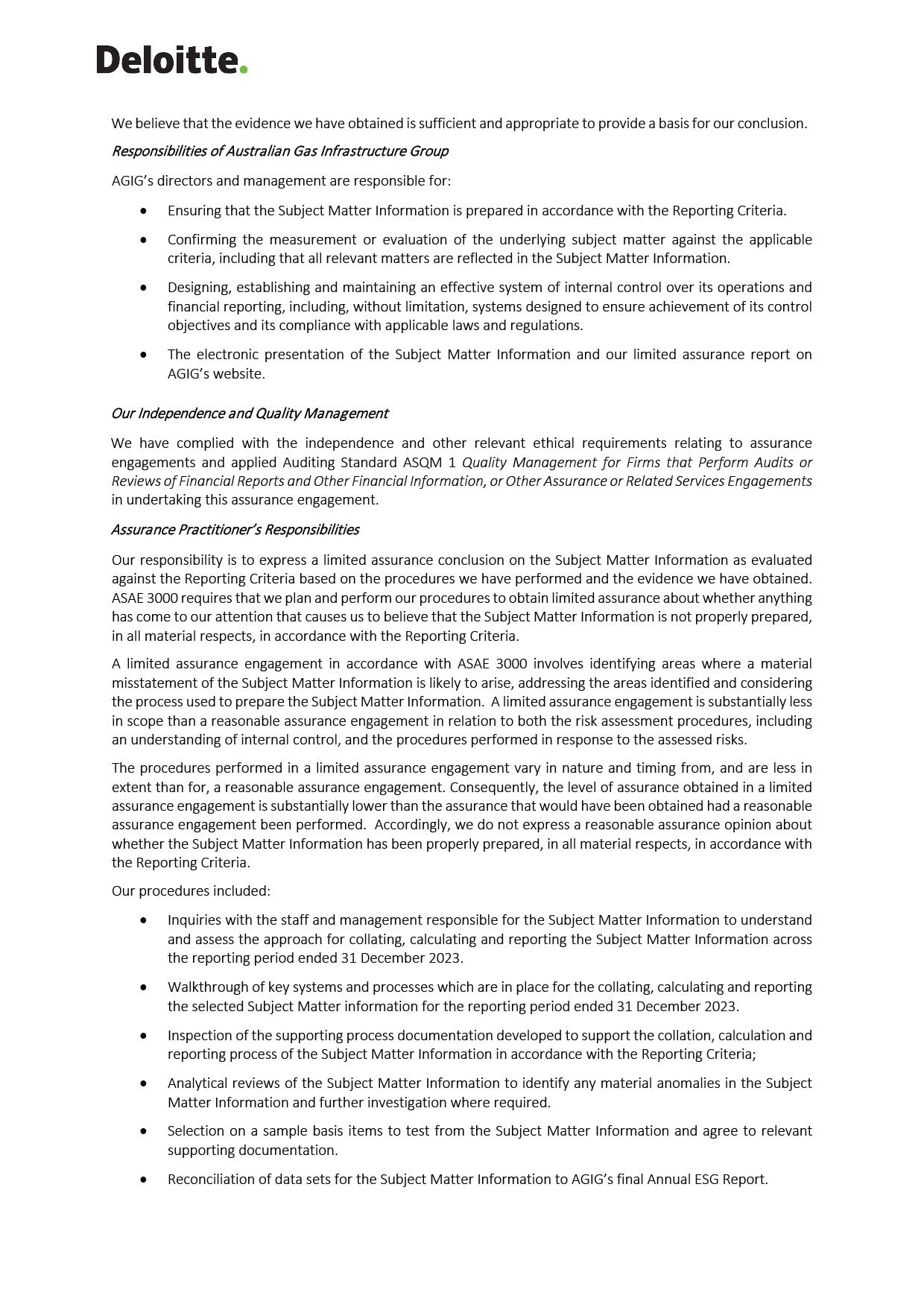 ESG 2022 Appendix